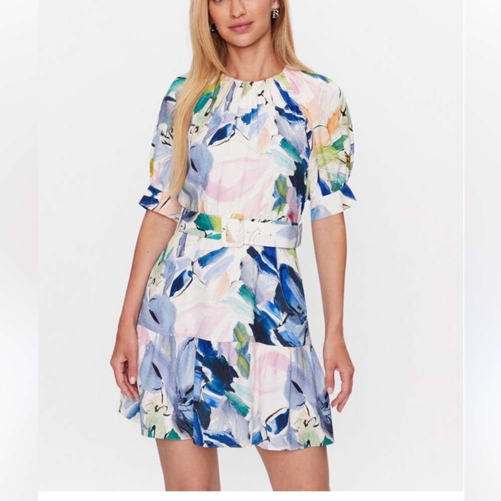 Ted Baker Colorful Mini Dress Size 2 **** Read Description